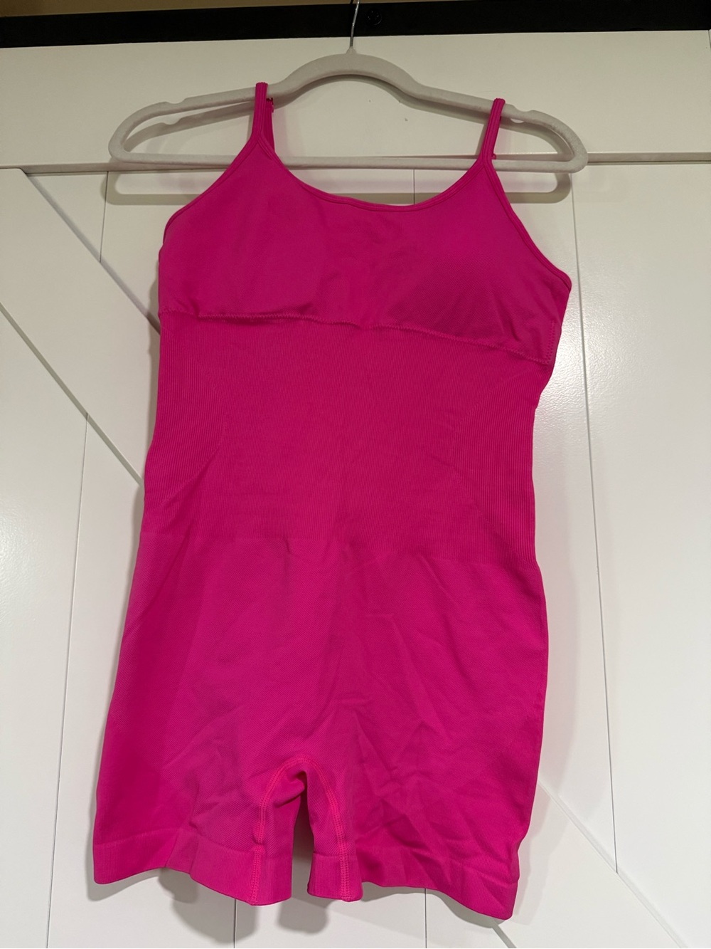 Hot Pink Shaping Bodysuit Slip - Women's Seamless Shapewear